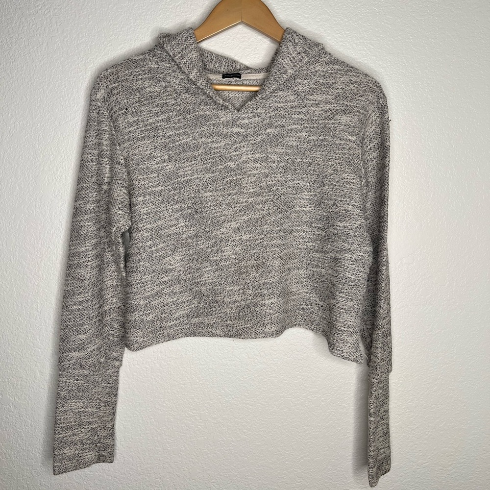 Brandy Melville Cropped/Hooded Sweater